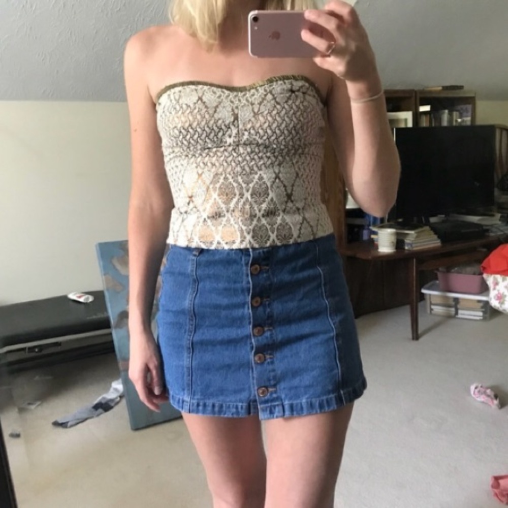 Denim skirt